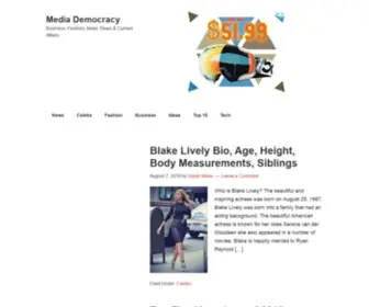 Media-Democracy.net(Top Trending Fashion) Screenshot