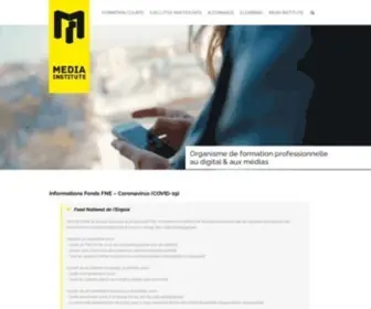 Media-Institute.com(Formation digital) Screenshot