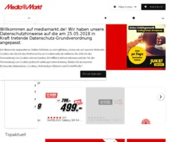 Media-Markt.de(Angebote, Service, Beratung und mehr im Onlineshop und in Ihrem Markt vor Ort) Screenshot