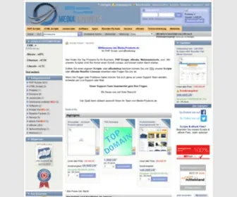 Media-Products.de(Der php scripteshop für webmaster) Screenshot