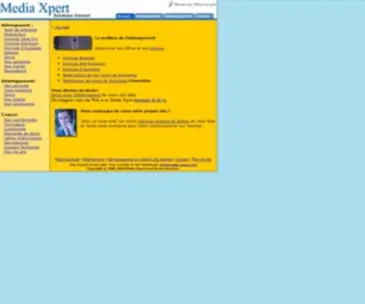 Media-Xpert.com(Création site Internet en Tunisie et Hebergement et conception de sites Web) Screenshot