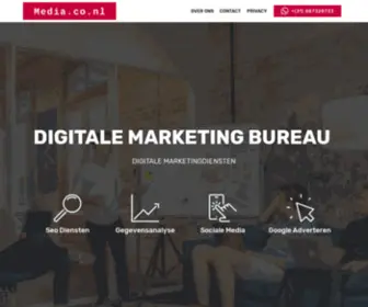 Media.co.nl(DIGITALE MARKETING BUREAU) Screenshot