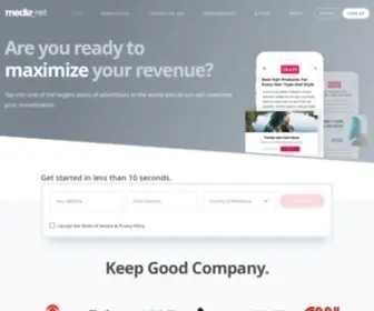 Media.net(Contextual Advertising & Programmatic Platform) Screenshot