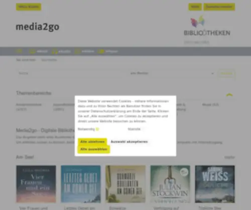 Media2GO.at(Der Verbund media2go) Screenshot