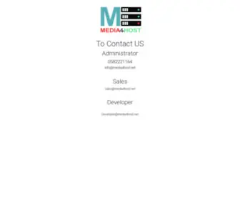 Media4Host.net(Media for web application development and hosting services) Screenshot