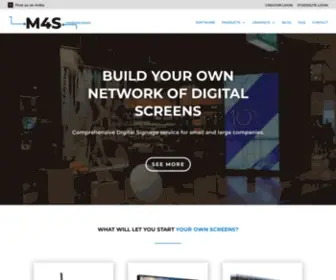 Media4Screens.com(Turn Your TV into Advertising screen without IT) Screenshot