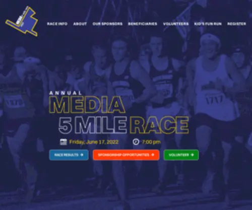 Media5Milerace.com(Media 5 Mile Race) Screenshot