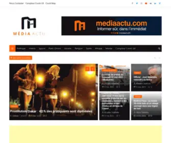 Mediaactu.com(Media actu Actualité au Sénégal) Screenshot