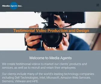 Mediaagentsinc.com(Video Production Services) Screenshot