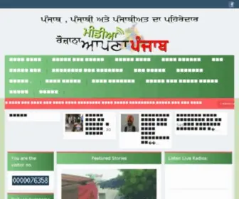 Mediaapnapunjab.com(Media Apna Punjab) Screenshot