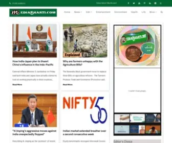 Mediabharti.com(News) Screenshot