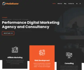 Mediablaster.com(Performance Digital Marketing Agency) Screenshot