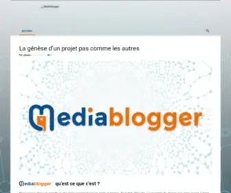 Mediablogger.com(Le média social 3.0) Screenshot