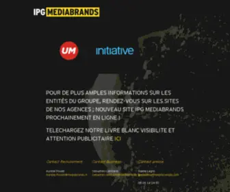 Mediabrands.fr(IPG Mediabrands Agence media et digitale) Screenshot