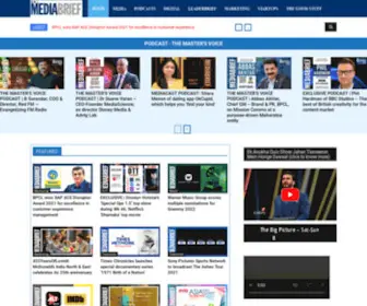 Mediabrief.com(Media and Entertainment news) Screenshot