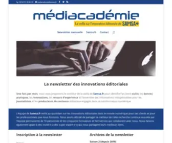 Mediacademie.org(Médiacadémie) Screenshot