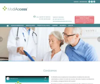 Mediaccess.com.mx(Aseguradora de Salud) Screenshot