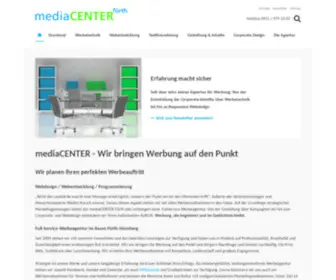 Mediacenter-Fuerth.de(Ihre freundliche Werbeagentur in Fürth bei Nürnberg) Screenshot