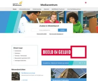 Mediacentrumwindesheim.nl(Het Mediacentrum) Screenshot