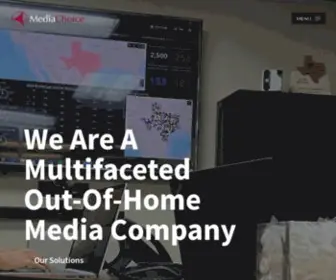 Mediachoice.com(Out-Of-Home Media Company Austin) Screenshot