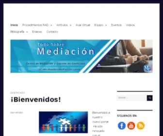 Mediacioneducativa.com.ar(TODO SOBRE MEDIACIÓN) Screenshot