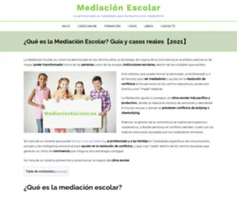 Mediacionescolar.org(Mediaci) Screenshot