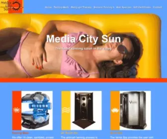 Mediacitysun.com(Media City Sun Tanning SalonEast Palm Ave) Screenshot