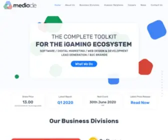 Mediacle.com(One-stop shop for digital media solutions) Screenshot