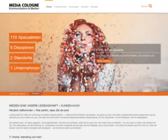 Mediacologne.de(Media Cologne Kommunikationsmedien GmbH) Screenshot