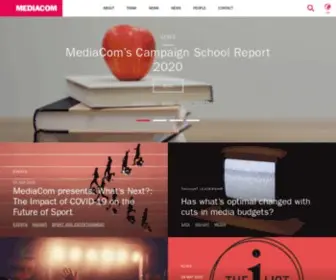 Mediacom.co.uk(We believe everything) Screenshot