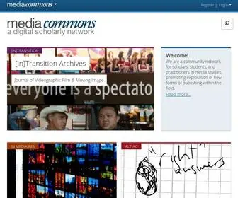 Mediacommons.org(A digital scholarly network) Screenshot