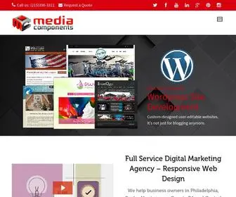 Mediacomponents.com(Bucks County Web Design) Screenshot
