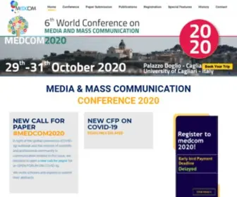 Mediaconference.co(The 9th world conference on media and mass communication 2024) Screenshot