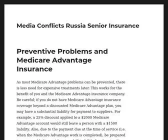 Mediaconflictsinrussia.org(Media Conflicts Russia Senior Insurance) Screenshot