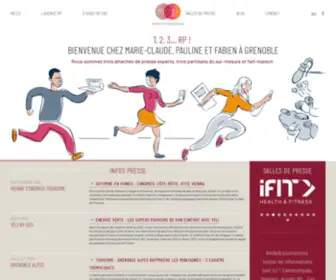 Mediaconseilpresse.com(Agence RP Grenoble) Screenshot