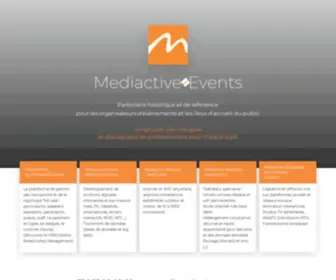 Mediactive-Events.com(Mediactive Events) Screenshot