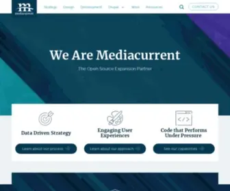 Mediacurrent.com(Drupal Development) Screenshot