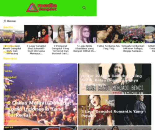 Mediadangdut.com(Media Dangdut) Screenshot
