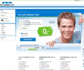 Mediadots.com(Mail) Screenshot