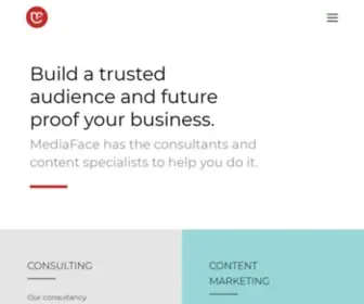 Mediaface.ca(Content Marketing and Consulting) Screenshot