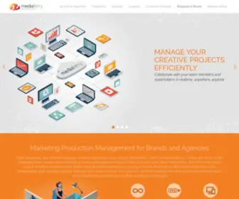 Mediaferry.com(Creative Production Management for Brands) Screenshot