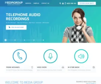 Mediagroup.com.au(Business Audio Solutions) Screenshot