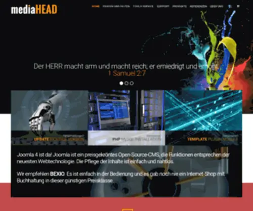 Mediaheadz.ch(Der Wert einer Website mit Anfragen und Kunden Kontakten durch Suchmaschinen und Internet Tools) Screenshot