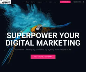 Mediaheroes.com.au(Superpower Your Digital Marketing) Screenshot