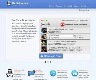 Mediahuman.com(Multimedia software for macOS) Screenshot