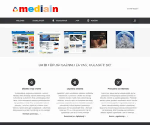 Mediain.rs(Marketing i izrada sajtova) Screenshot