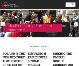 Mediainitiative.eu(European Media Initiative) Screenshot