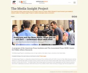 Mediainsight.org(The Media Insight Project) Screenshot