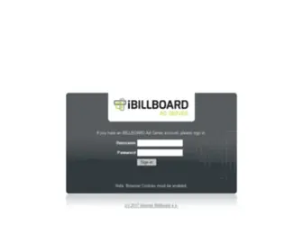Mediainter.net(IBILLBOARD Ad Server) Screenshot