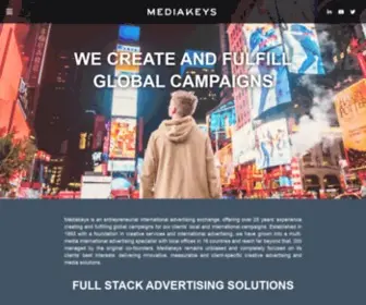 Mediakeys.com(International Media Exchange) Screenshot